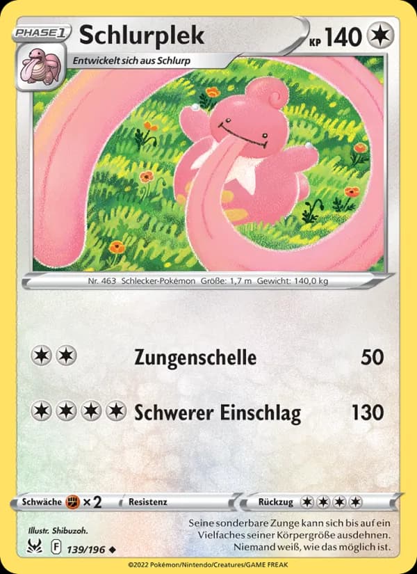 Schlurplek card in German