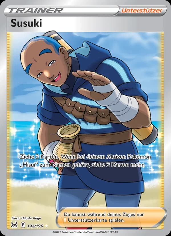 Susuki card in German