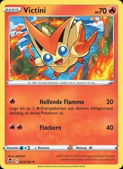 Victini card in German