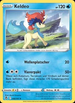 Keldeo card in German