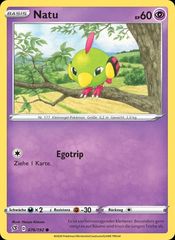 Natu card in German