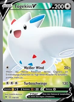 Togekiss V card in German