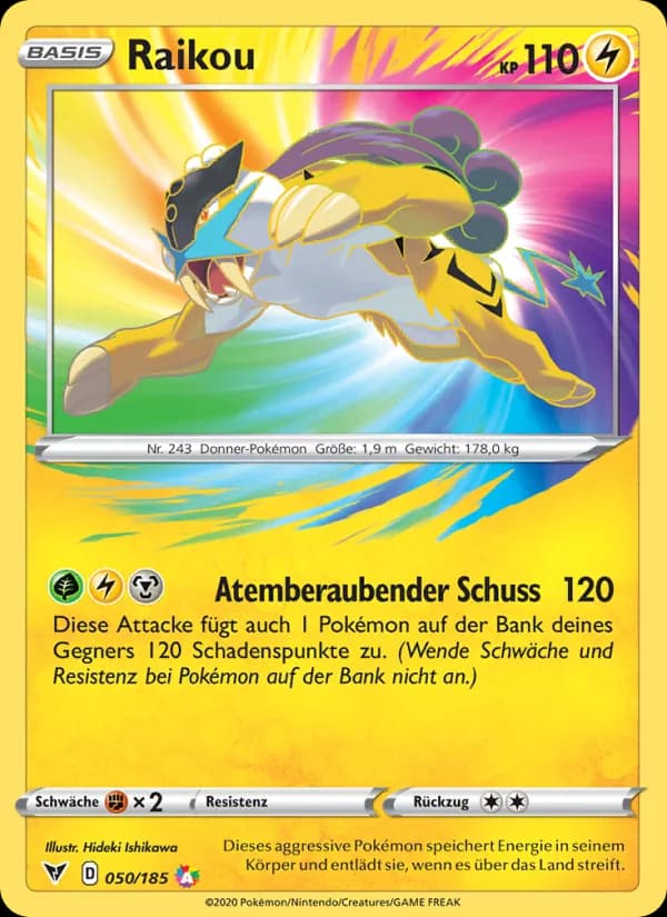 Raikou card in German