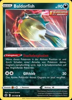 Baldorfish card in German
