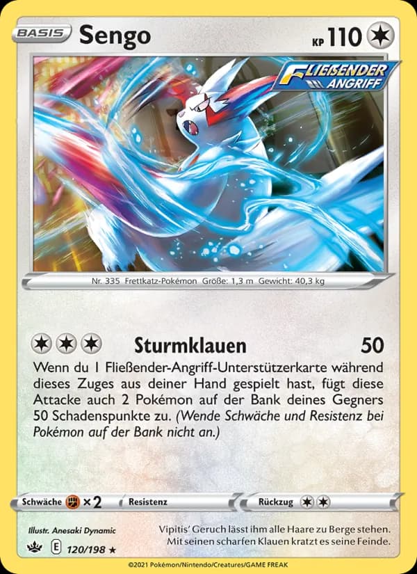 Sengo card in German