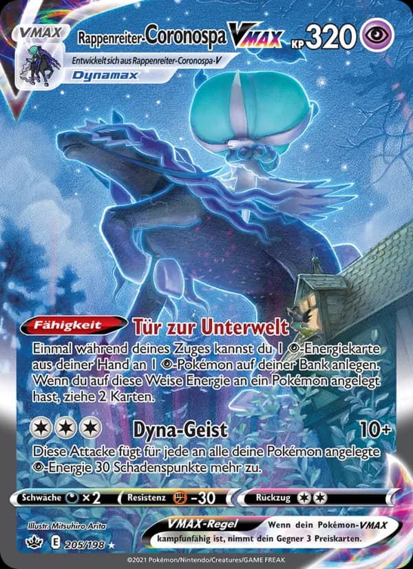 Rappenreiter-Coronospa VMAX card in German