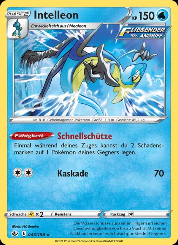 Intelleon card in German