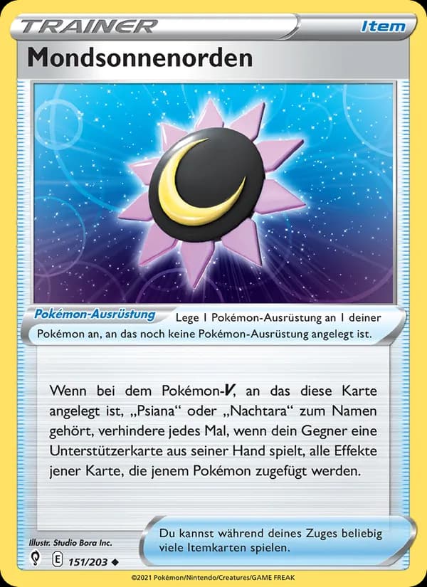Mondsonnenorden card in German