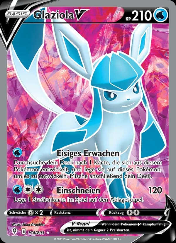 Glaziola V card in German