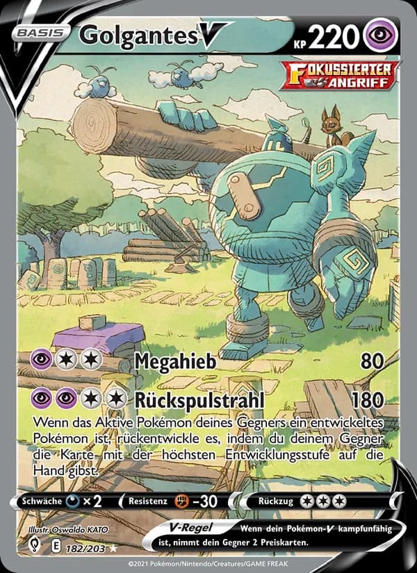 Golgantes V card in German