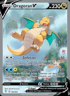 Dragoran V card in German