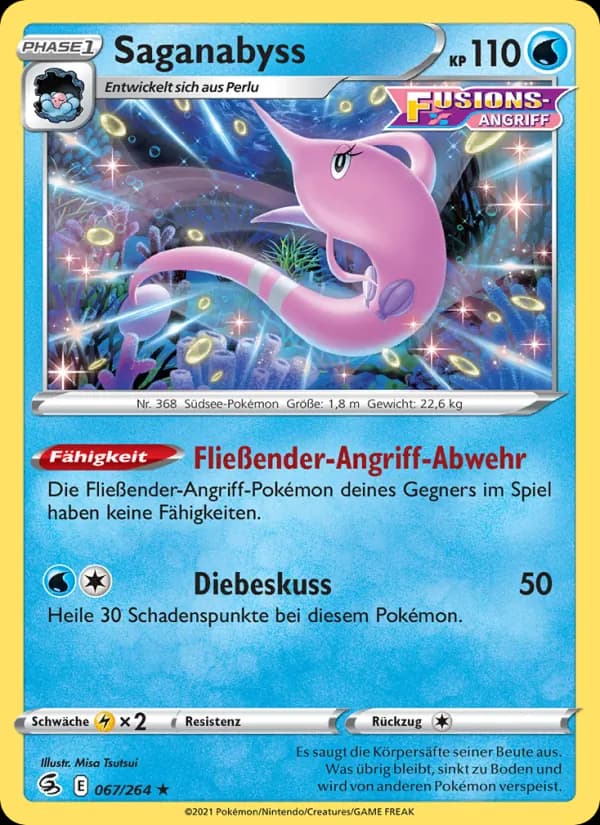 Saganabyss card in German