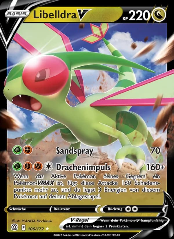 Libelldra V card in German