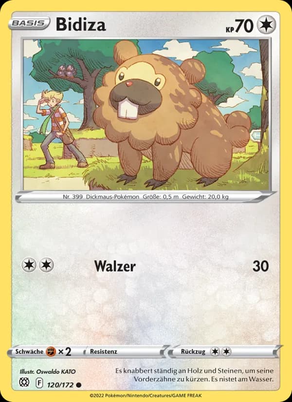 Bidiza card in German