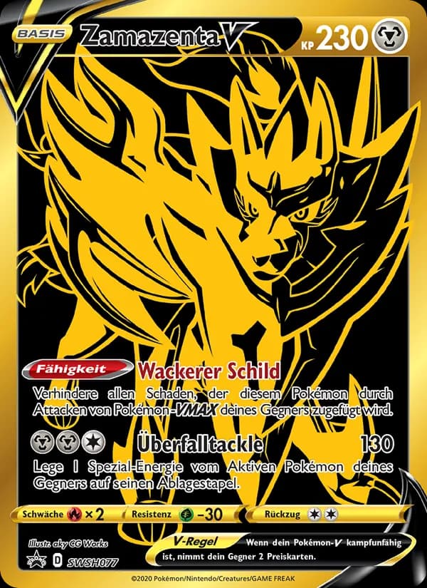 Zamazenta V card in German