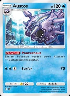 Austos card in German