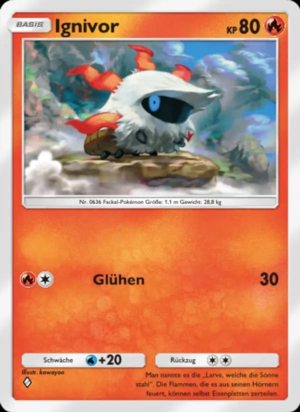 Ignivor card in German