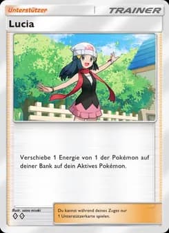 Lucia card in German