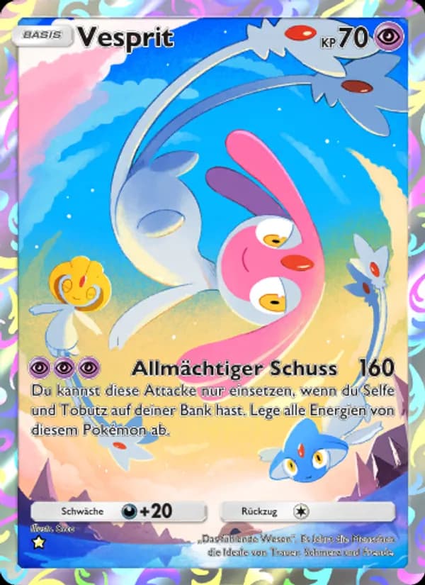 Vesprit card in German