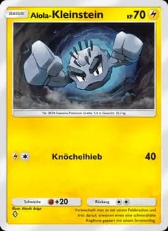 Alola-Kleinstein card in German