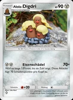 Alola-Digdri card in German