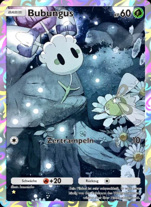 Bubungus card in German