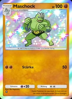Maschock card in German