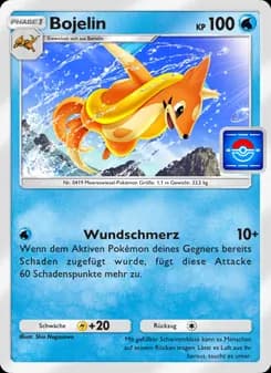 Bojelin card in German