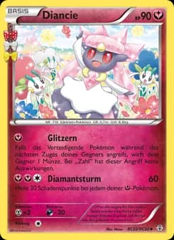 Diancie card in German