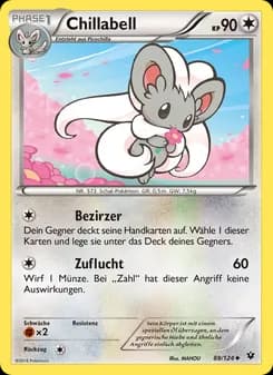 Chillabell card in German