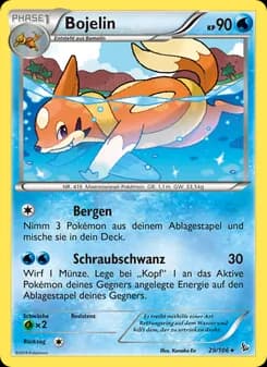 Bojelin card in German