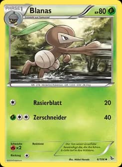 Blanas card in German