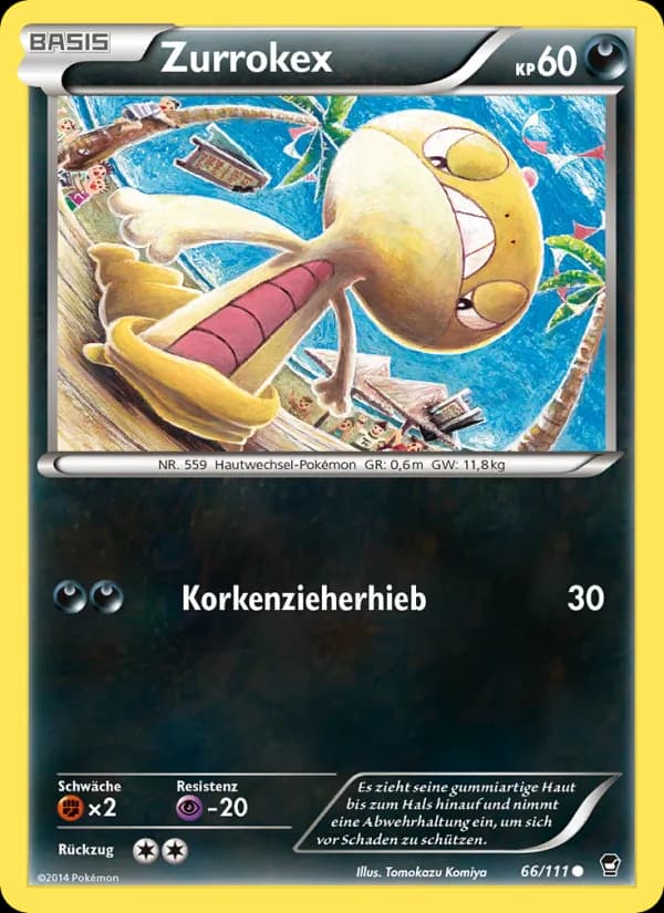 Zurrokex card in German
