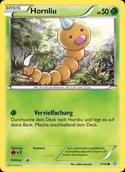 Hornliu card in German