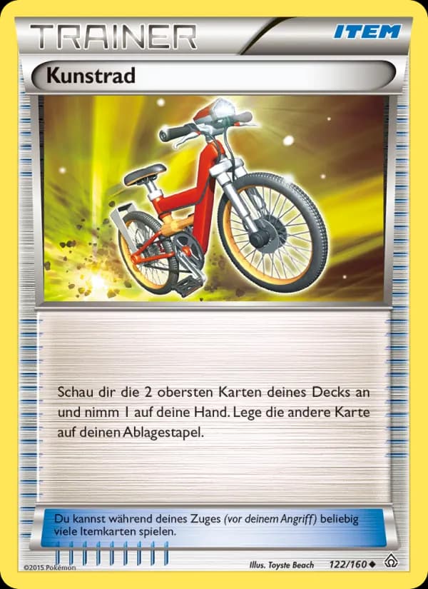 Kunstrad card in German