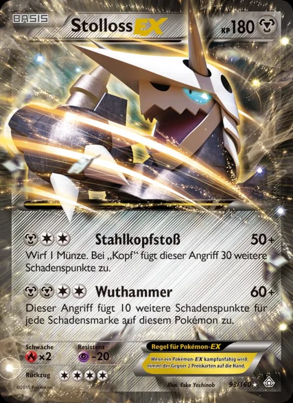 Stolloss EX card in German