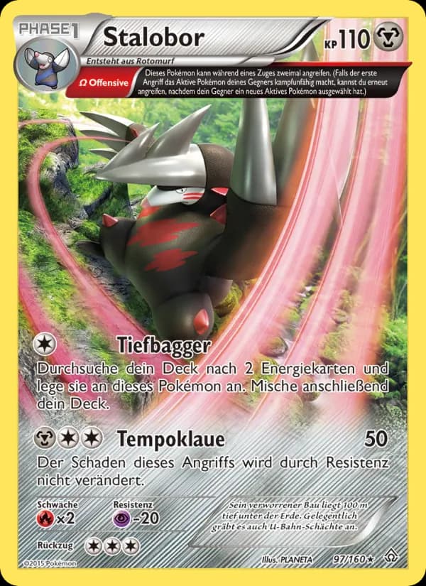 Stalobor card in German
