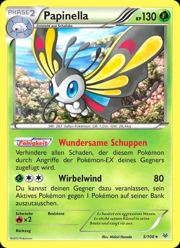 Papinella card in German