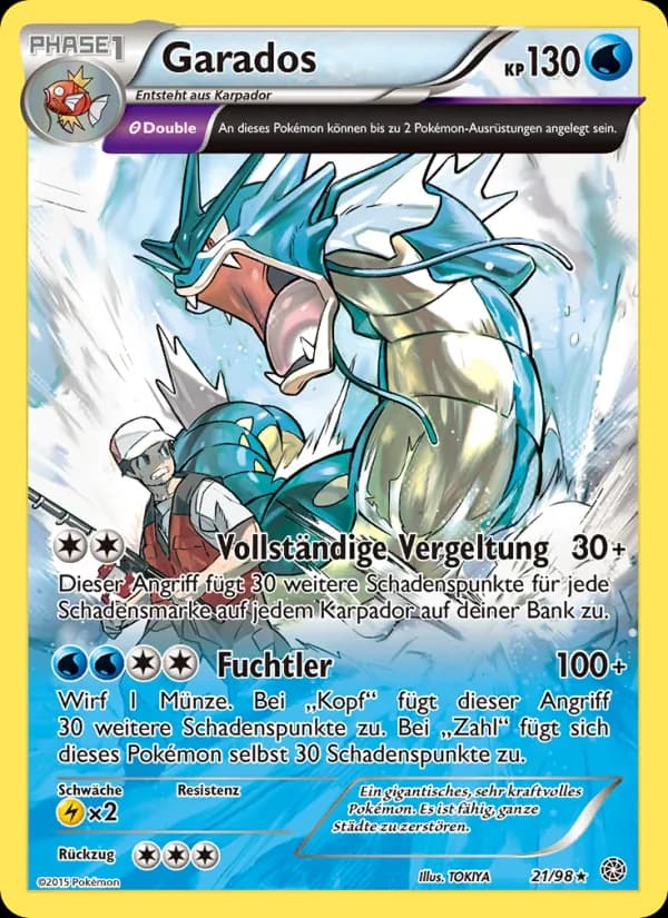 Garados card in German