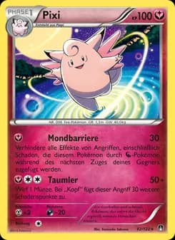 Pixi card in German