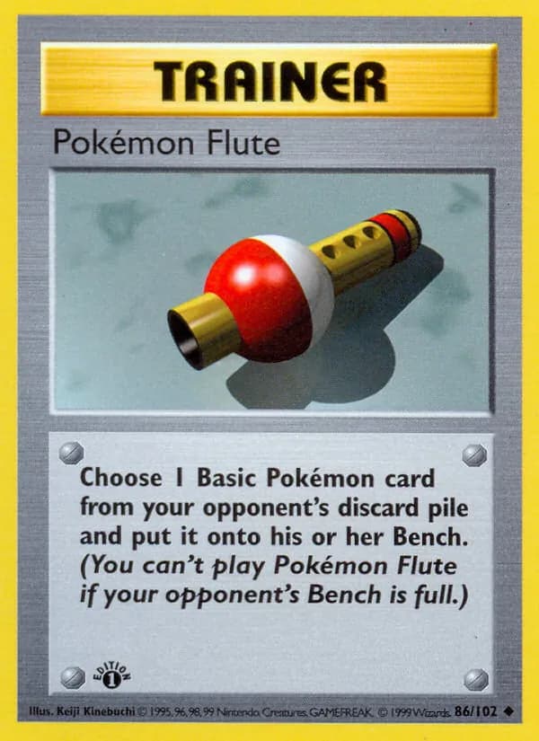 Pokémon Flute card in English