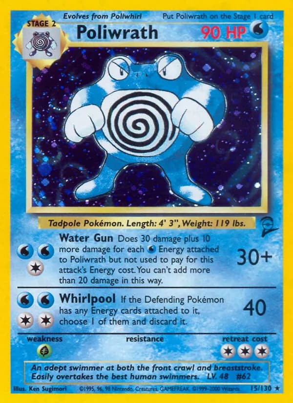 Poliwrath card in English