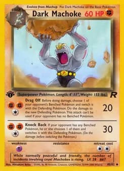 Dark Machoke card in English