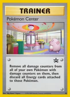 Pokémon Center card in English