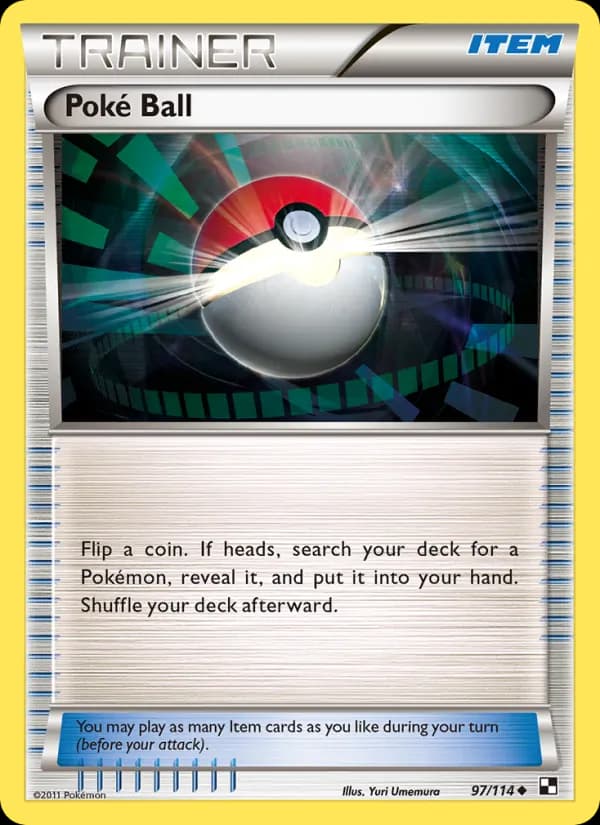 Poké Ball card in English