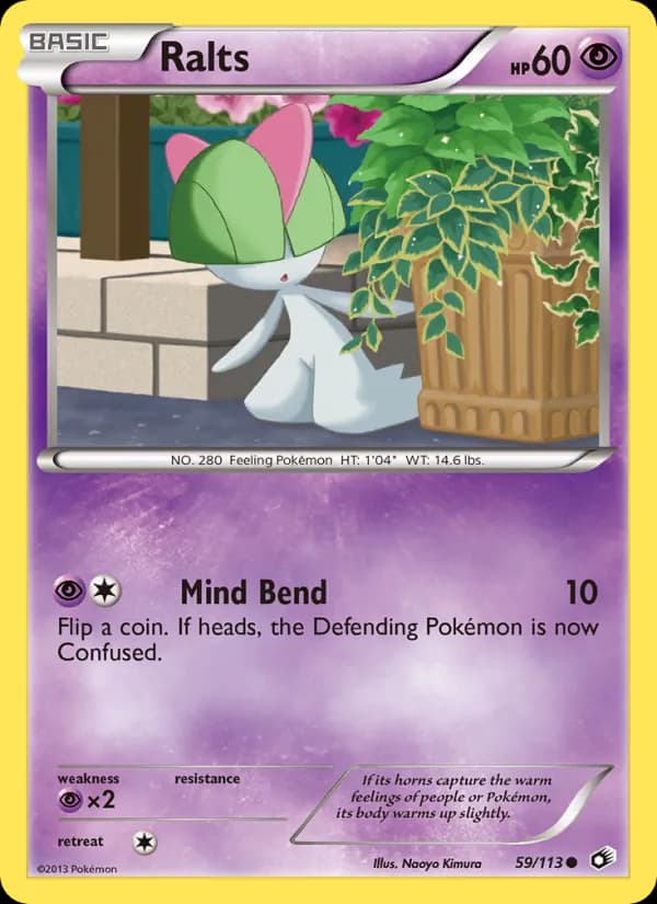 Ralts card in English