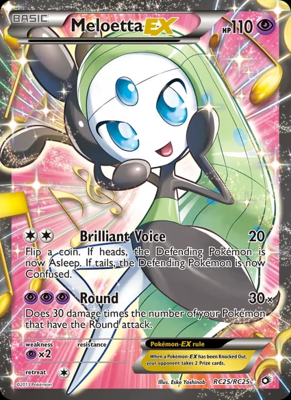 Meloetta-EX card in English