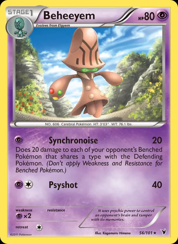 Beheeyem card in English