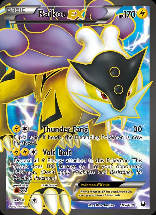 Raikou-EX card in English