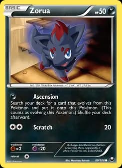 Zorua card in English